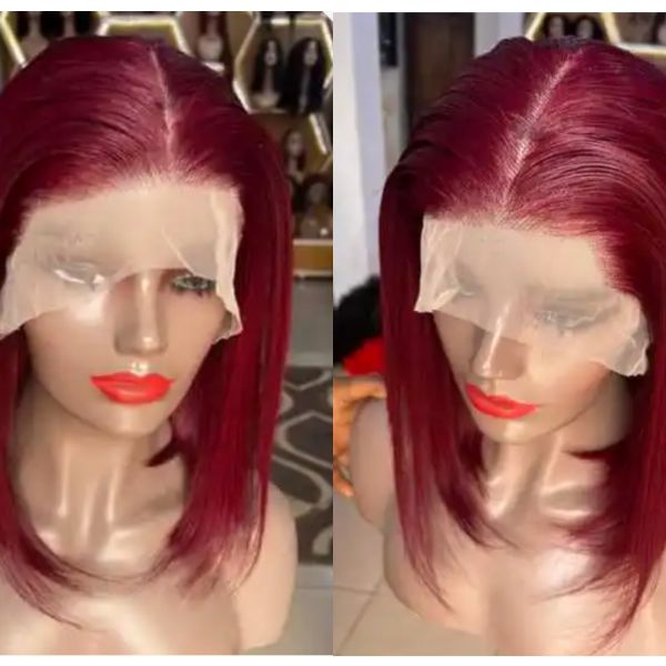 DD Factory Wig Burgundy Colour